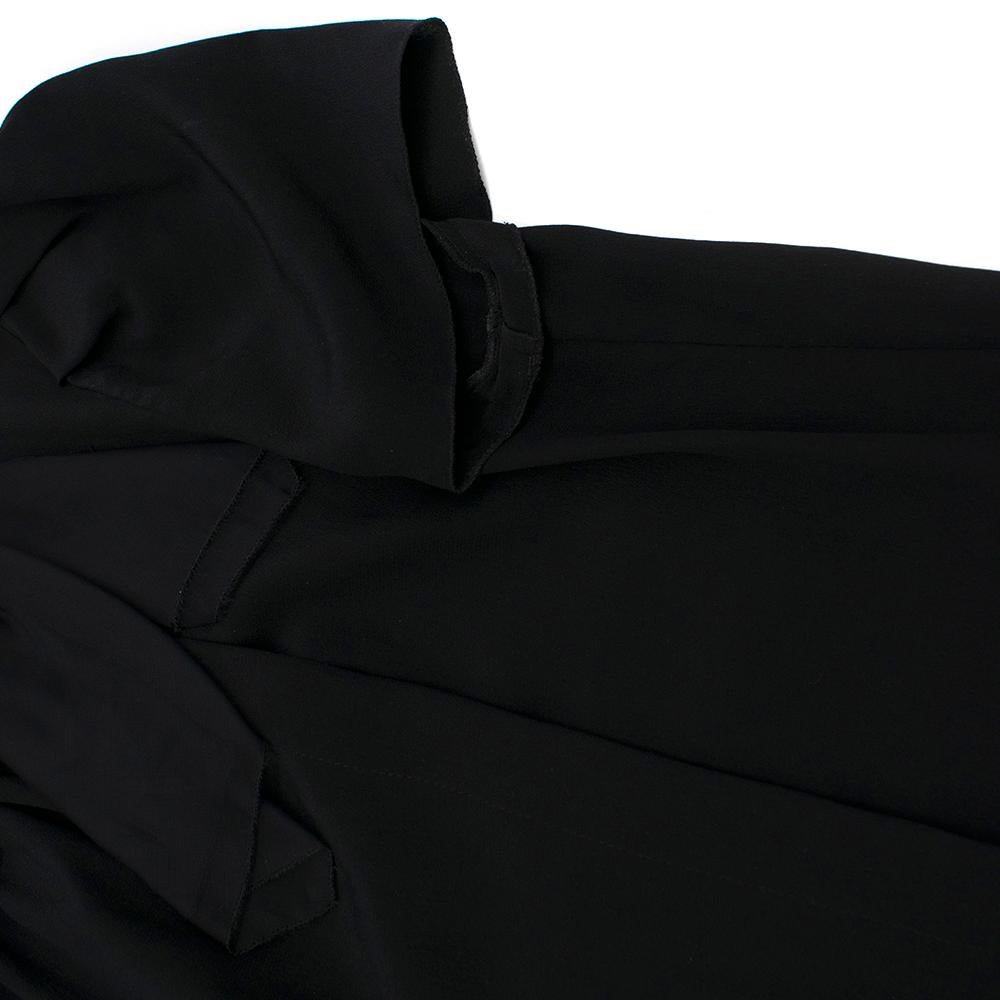 Prada Black Lightweight Crepe de Chine Shift Dress - Size US 0-2 3