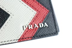 Prada Black Limited Saffiano Leather Bifold 19prz1912 Wallet