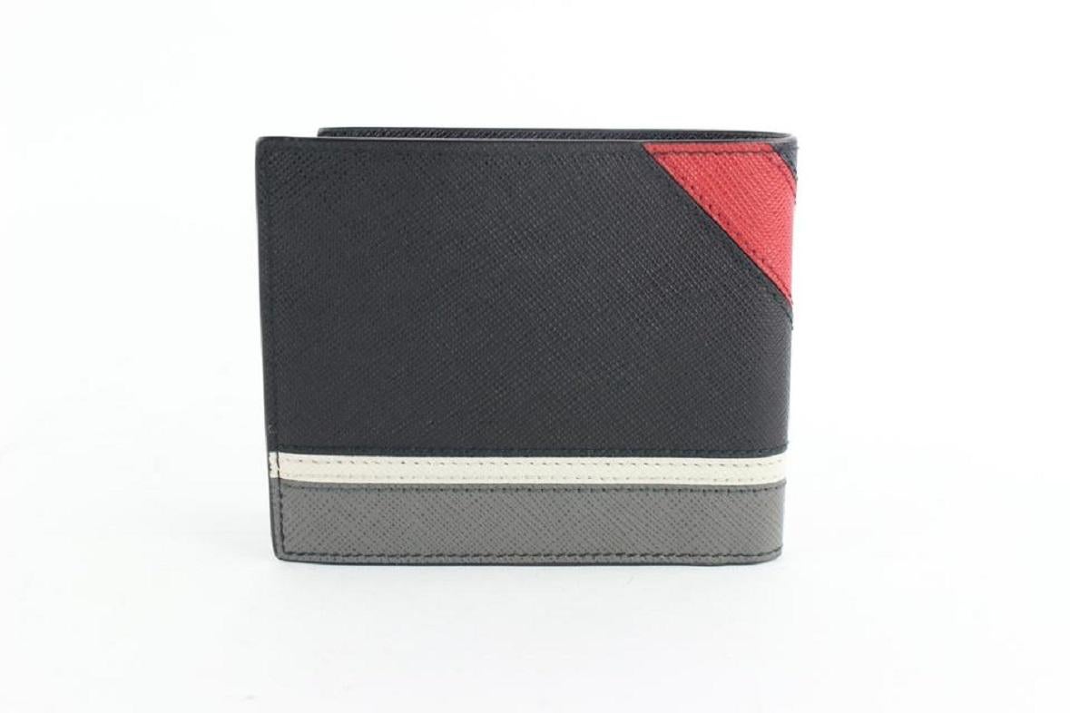 Women's Prada Black Limited Saffiano Leather Bifold 19prz1912 Wallet
