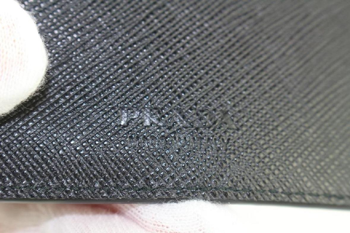 Prada Black Limited Saffiano Leather Bifold 19prz1912 Wallet 2