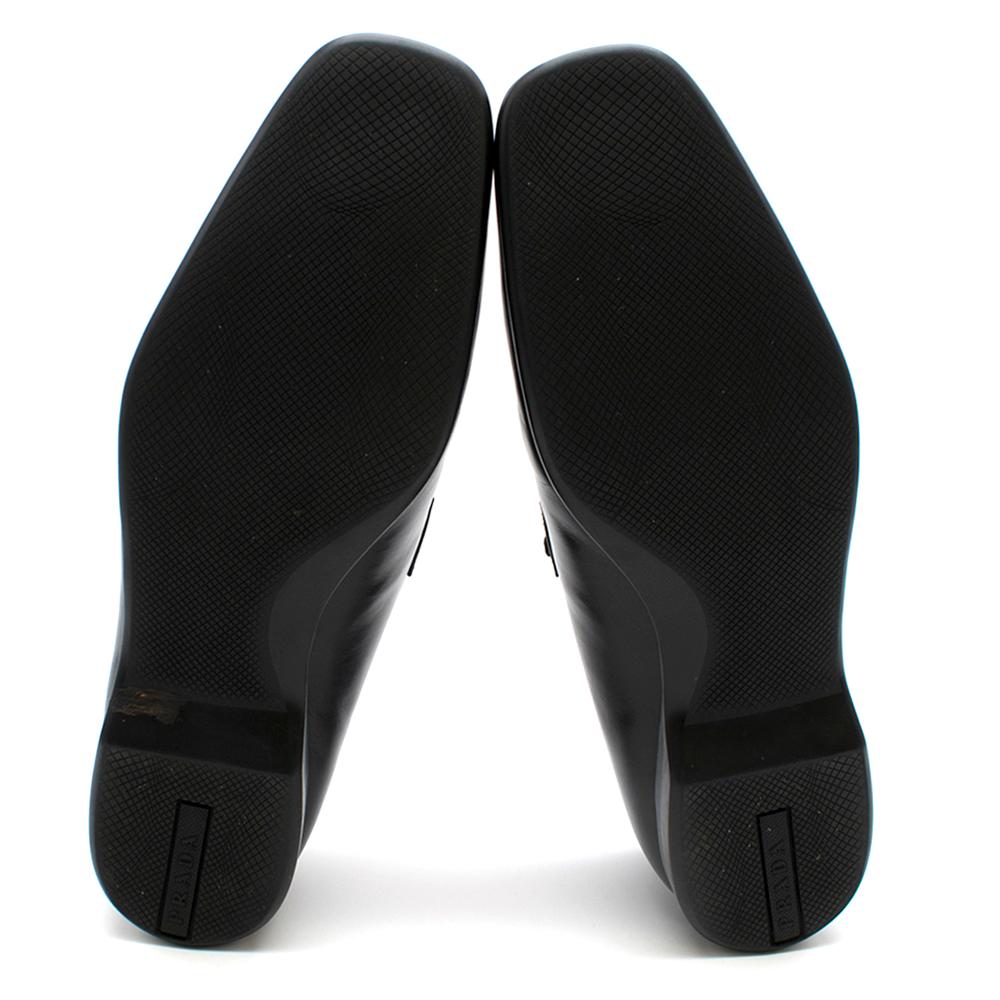 Prada Black Men's Leather Loafers SIZE 11 5