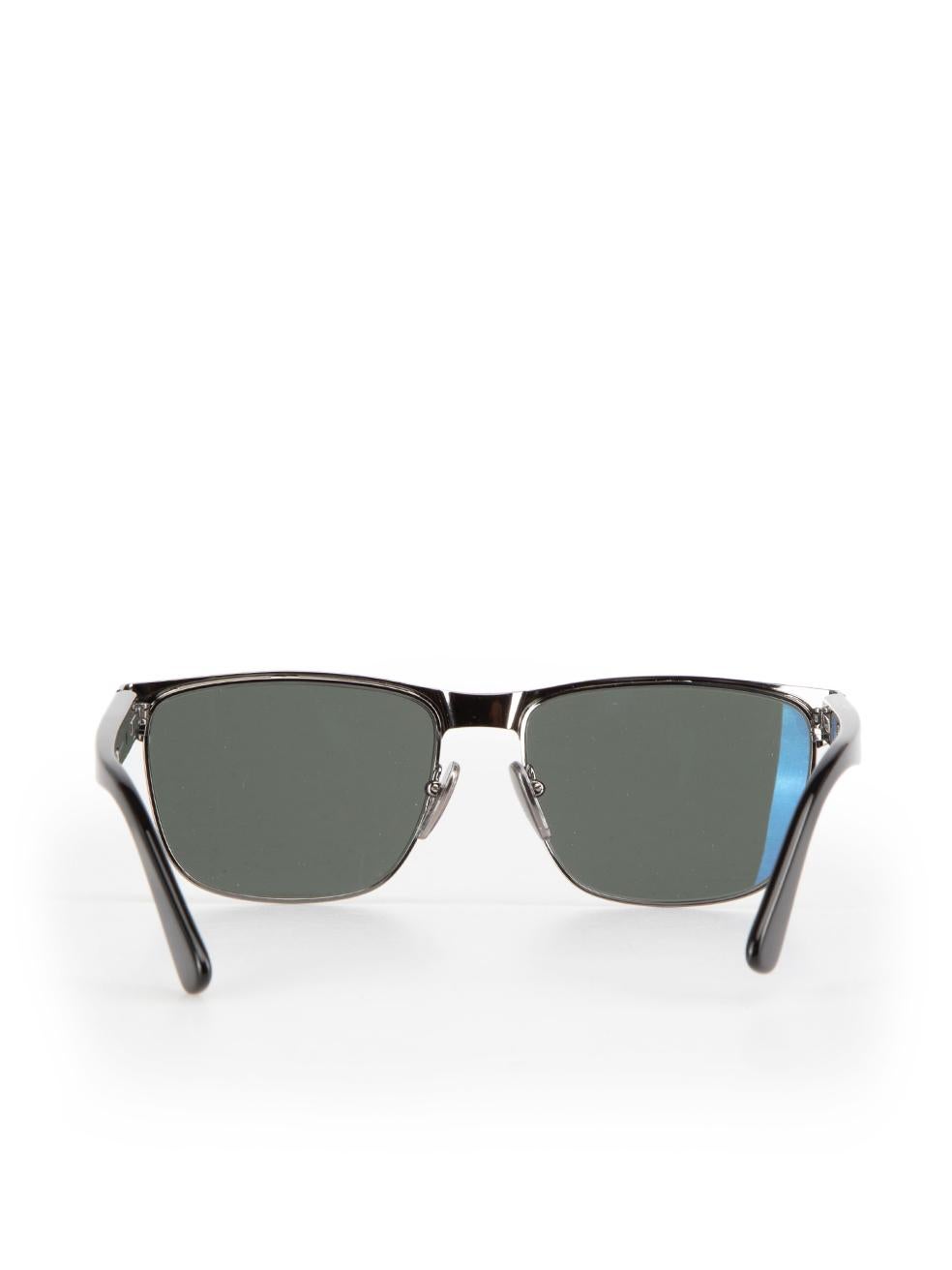 Women's Prada Black Metal Pillow Frame Sunglasses For Sale