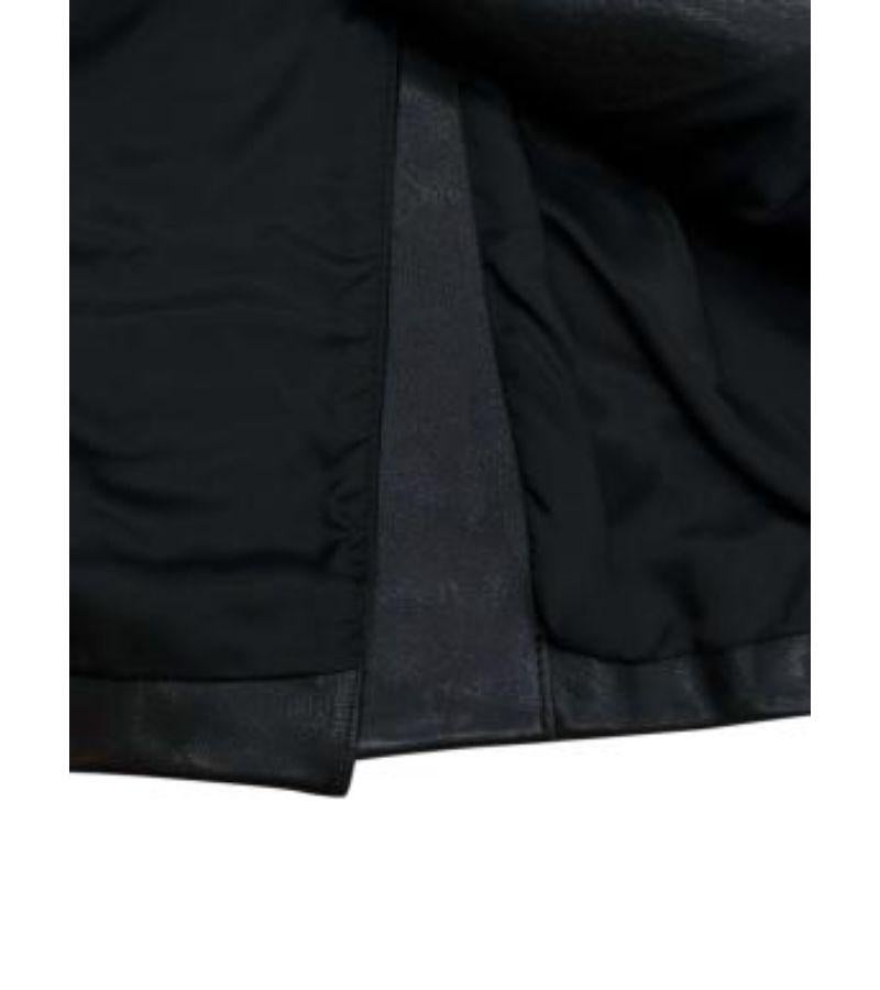 Prada Black Nappa Leather Jacket For Sale 6