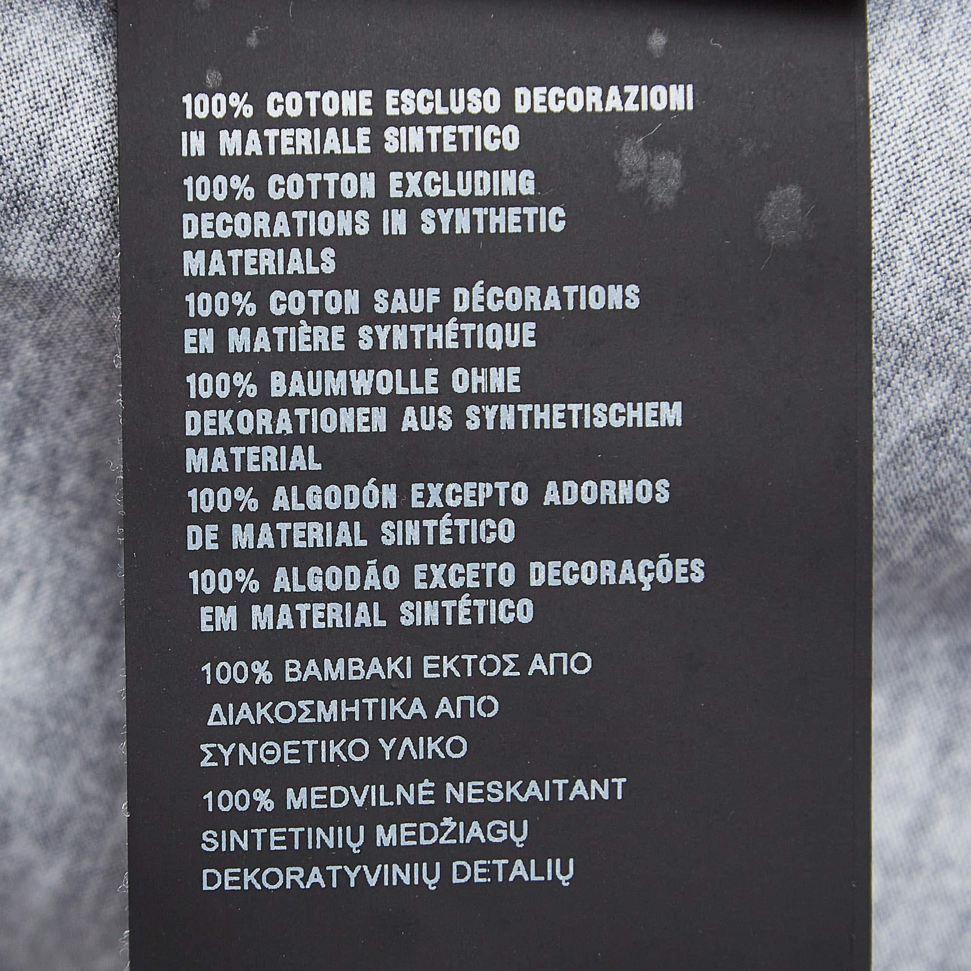 Prada Black Neon Monkey Print Jersey T-Shirt L For Sale 2
