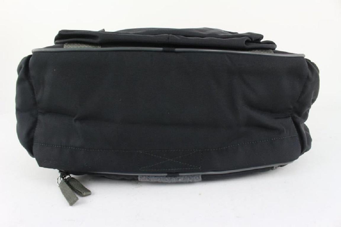 Prada 2way Tasche aus schwarzem Nylon, 1015p52 im Angebot 3