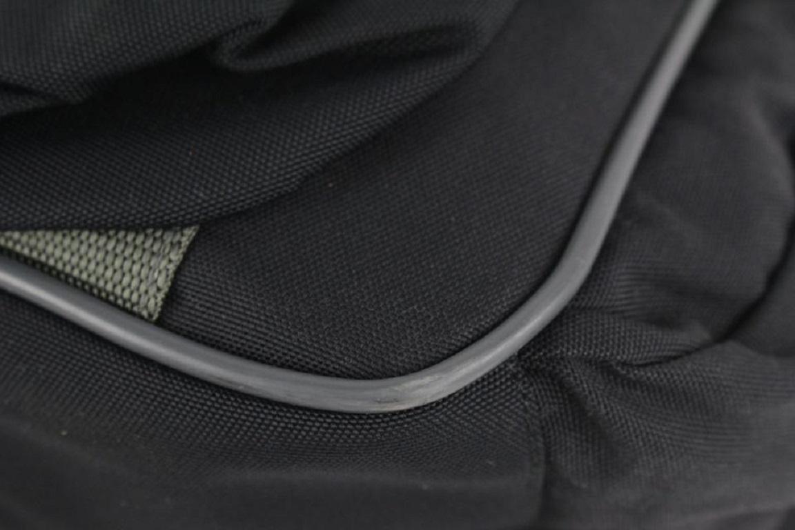 Prada 2way Tasche aus schwarzem Nylon, 1015p52 im Angebot 4