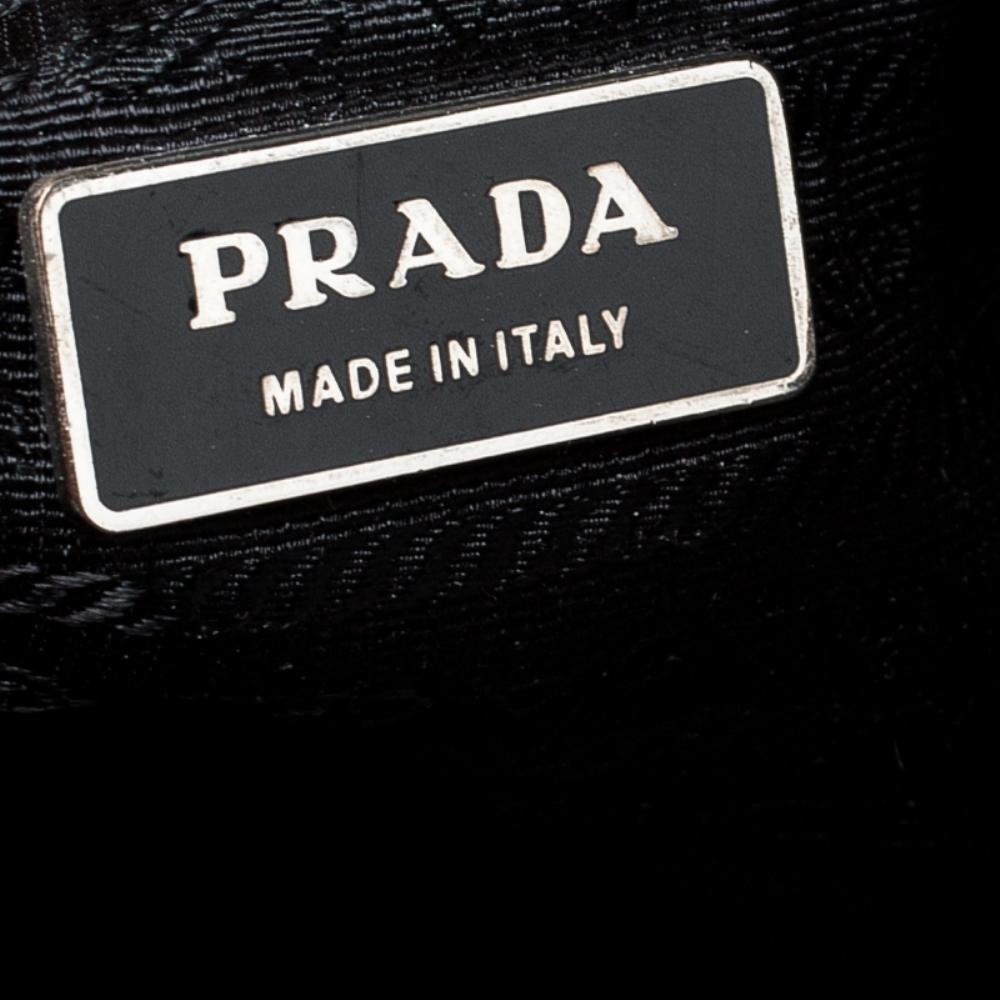 Prada Black Nylon and Leather Crossbody Bag 2