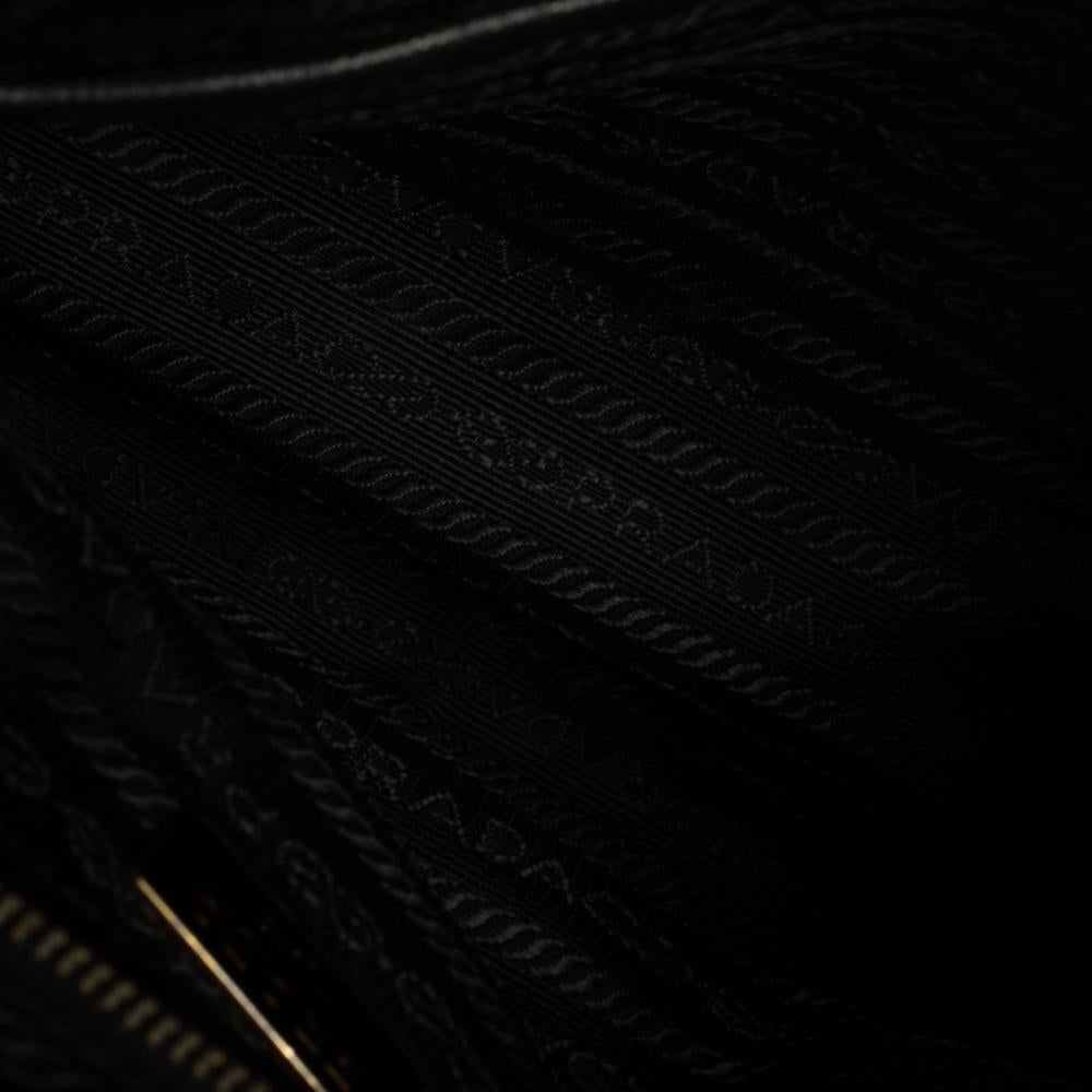 Prada Black Nylon and Leather Flap Crossbody Bag 9
