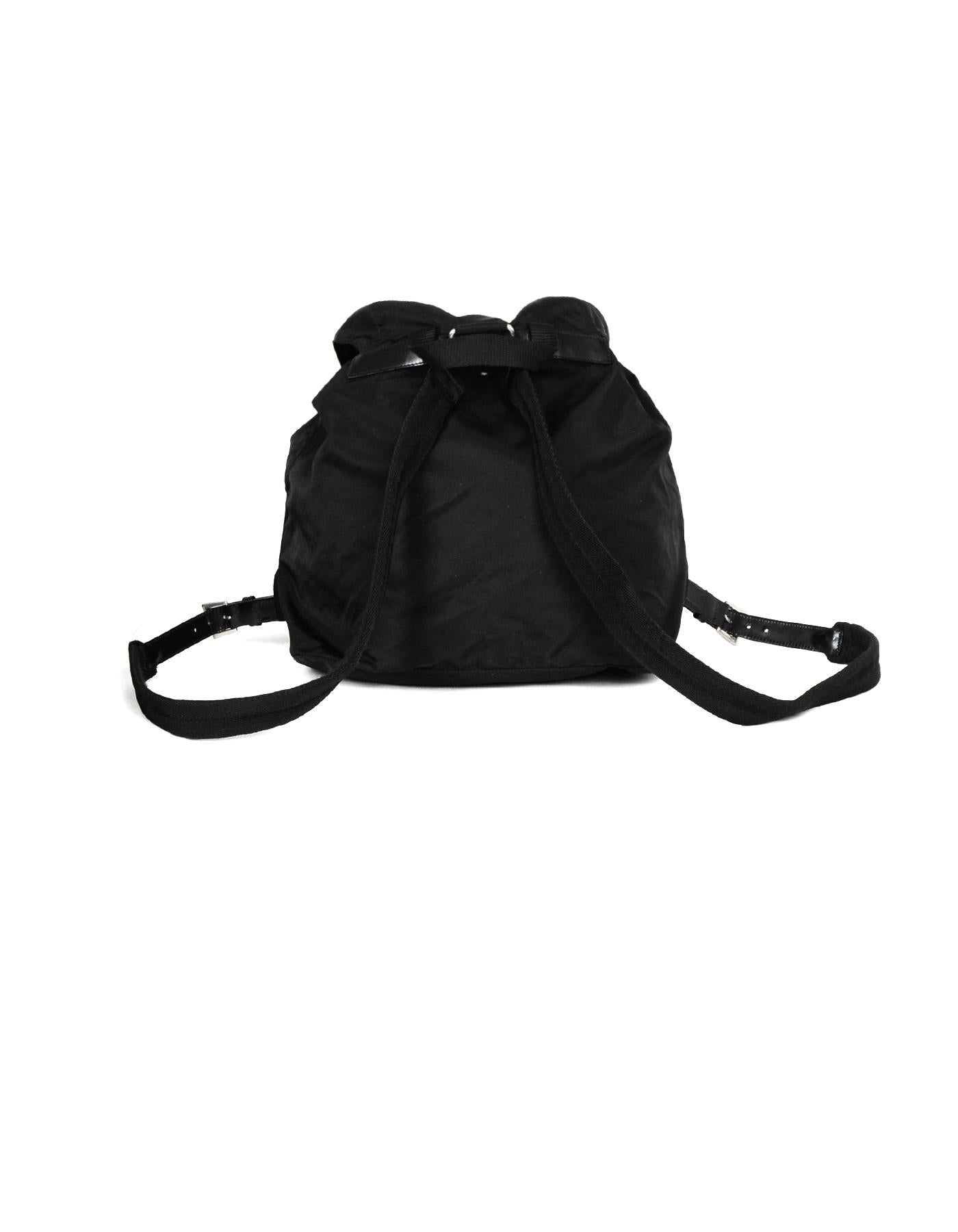 backpack with front buckle