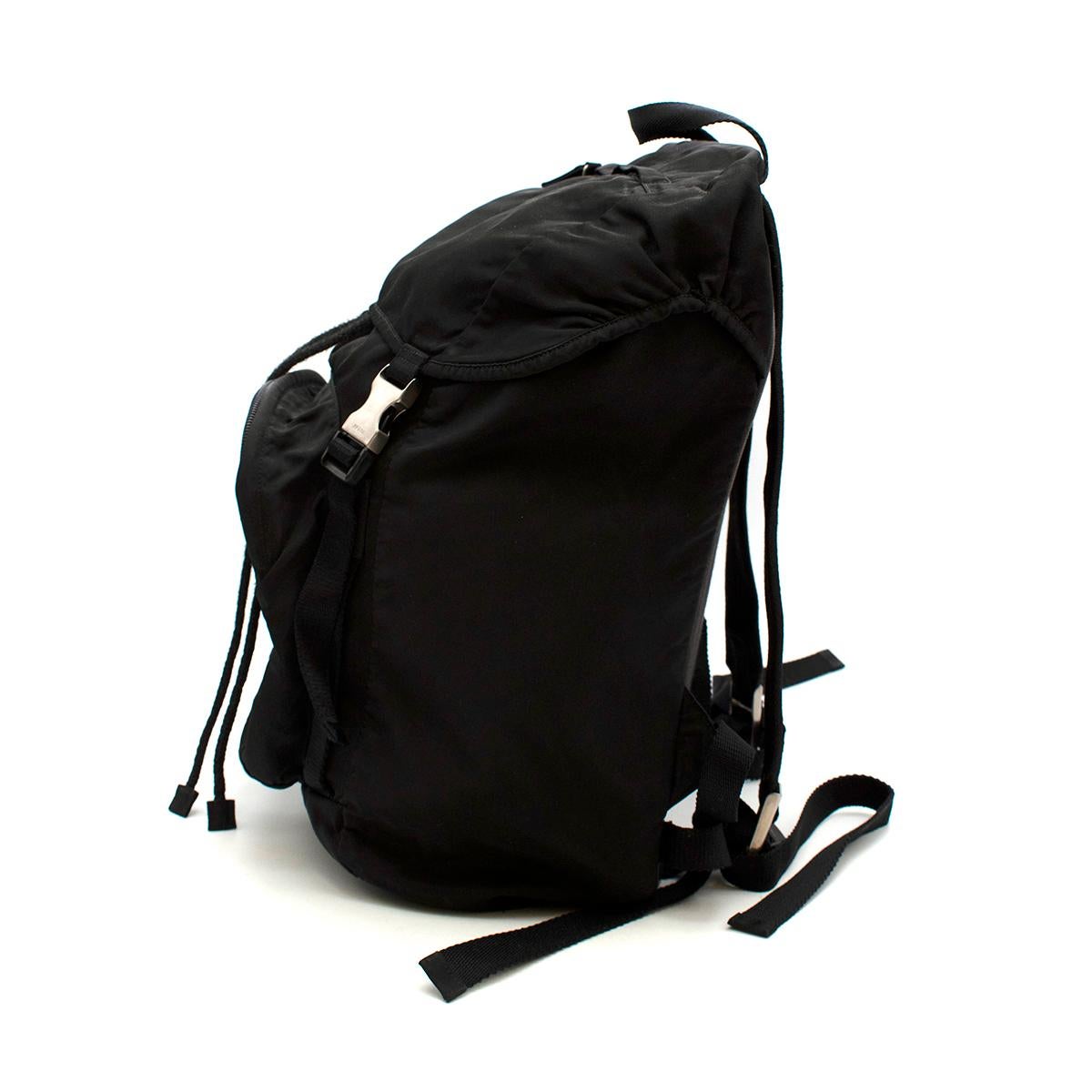 Prada Black Nylon Backpack For Sale at 1stDibs | prada backpack, prada ...