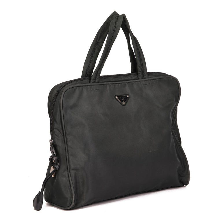 Prada Nylon Briefcase Work Bag – FUTURO