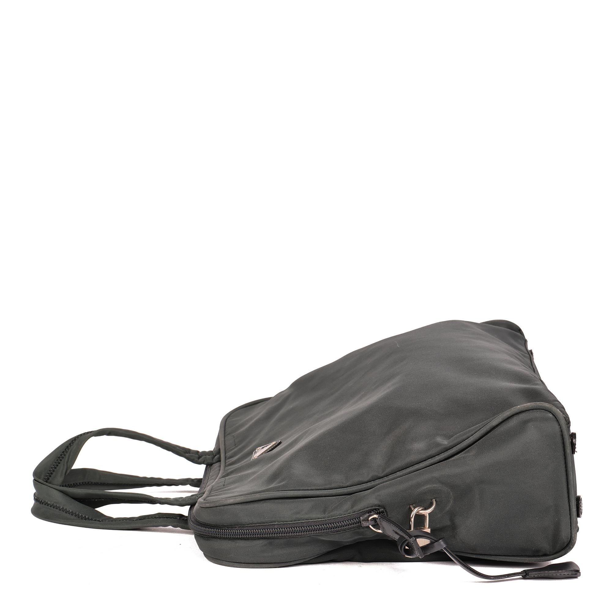 Maletín de nylon negro PRADA Negro