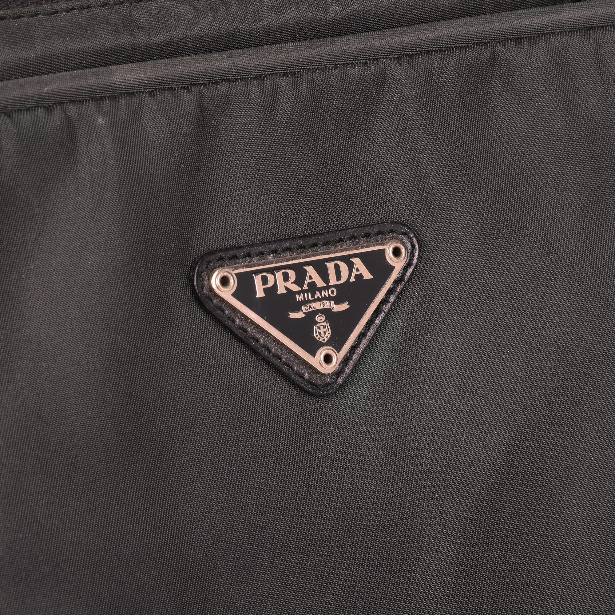 Women's or Men's PRADA Black Nylon Briefcase