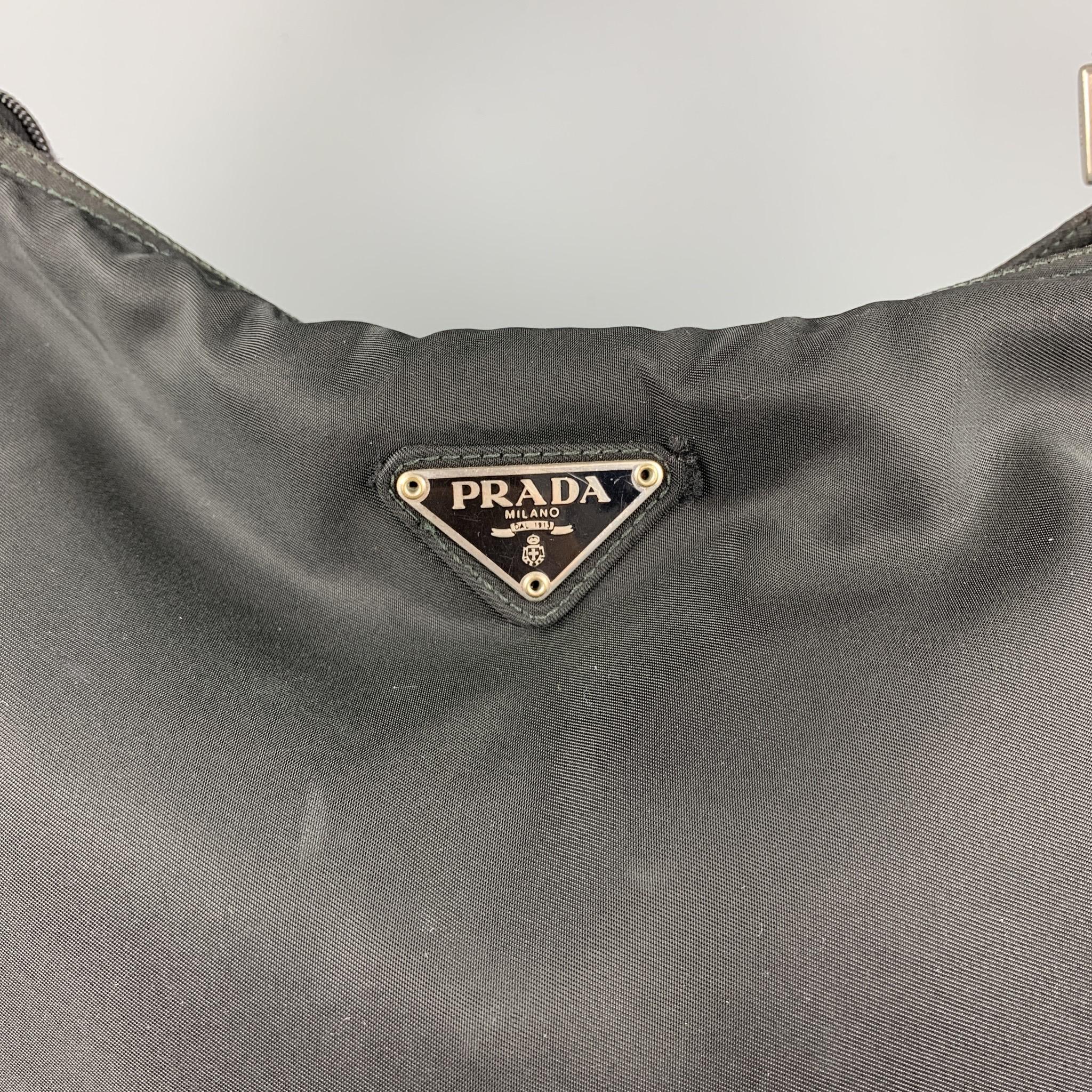 PRADA Black Nylon Cross Body Handbag In Fair Condition In San Francisco, CA