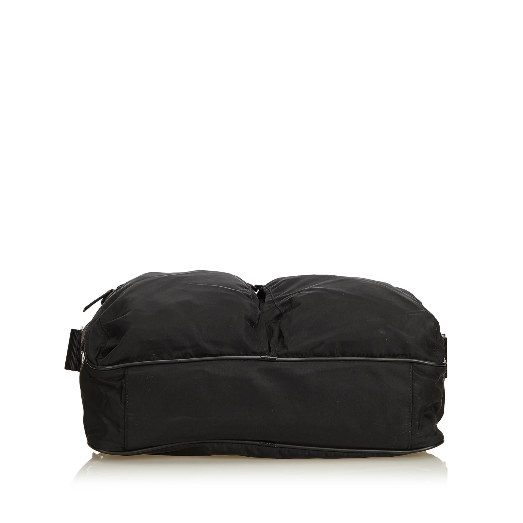 Women's Prada Black Nylon Crossbody Bag