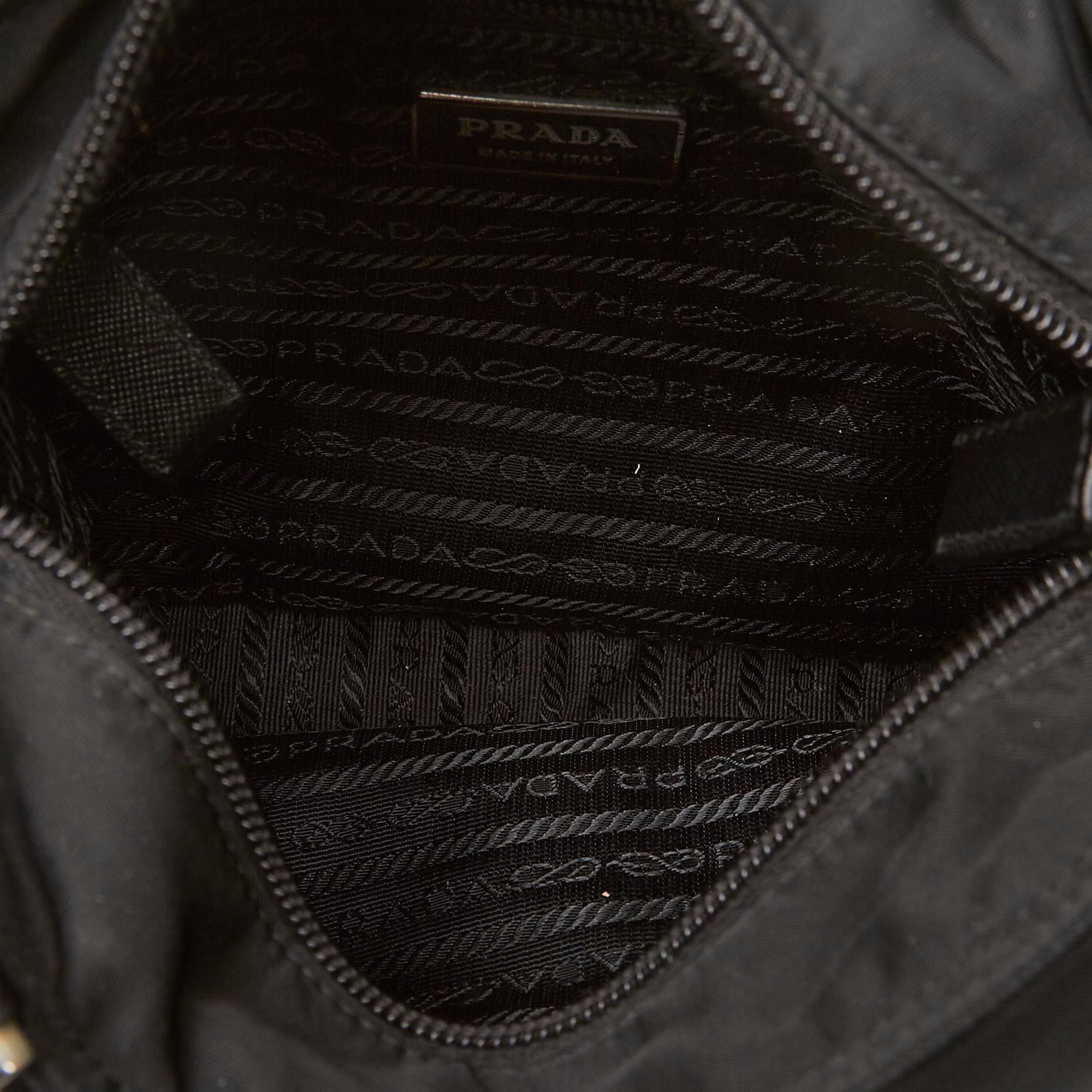 Prada Black Nylon Crossbody Bag 1