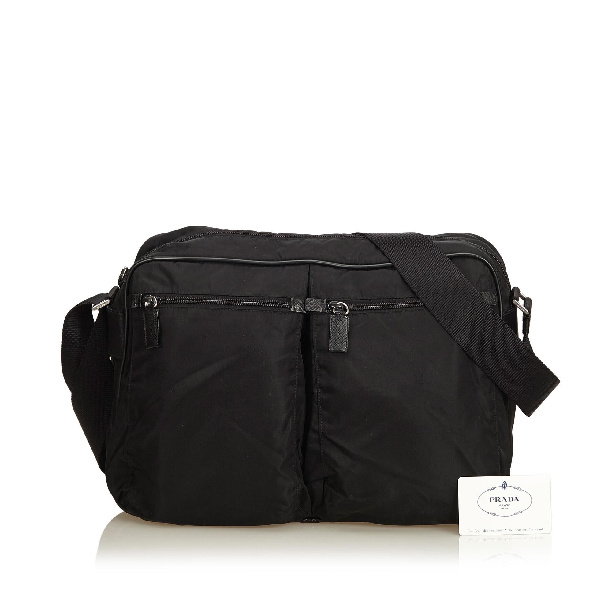 Prada Black Nylon Crossbody Bag 5
