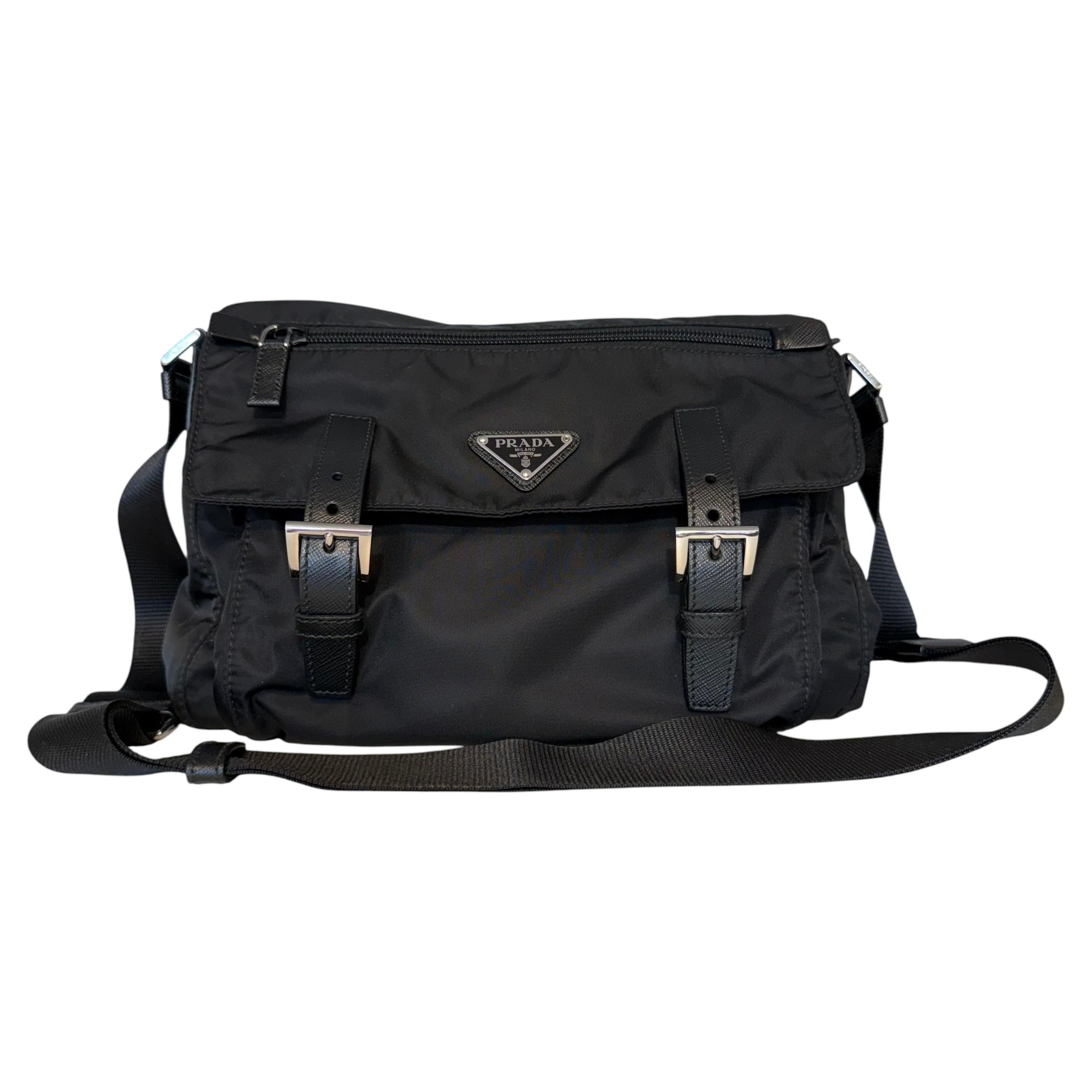 Prada Black Nylon Crossbody Bag