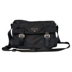 Prada Black Nylon Crossbody Bag