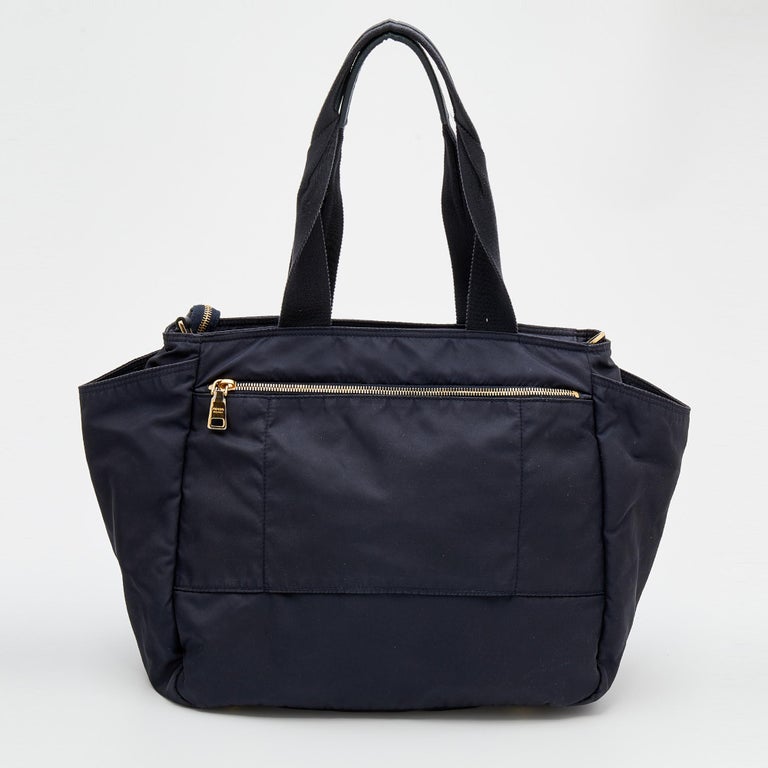 Prada Black Nylon Diaper Bag at 1stDibs | prada nylon baby bag, prada  changing bag