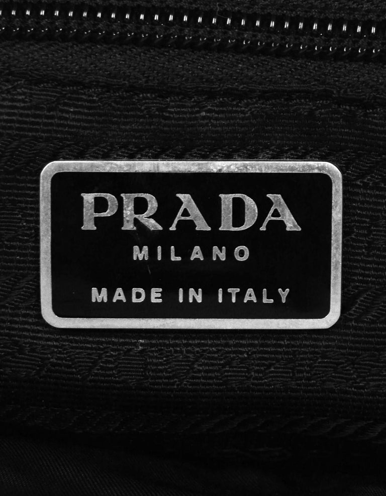 Prada Black Nylon Double Pocket Backpack B2811
