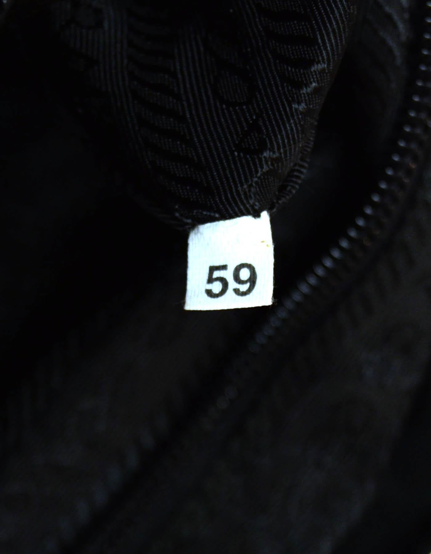Prada Black Nylon Double Pocket Backpack Bag 1