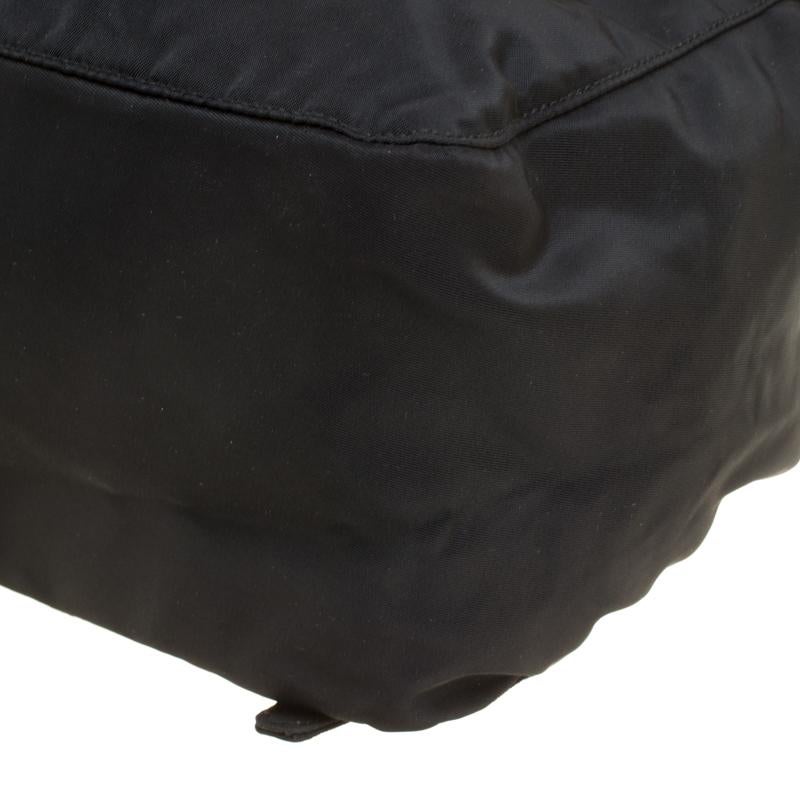 Prada Black Nylon Drawstring Backpack 7