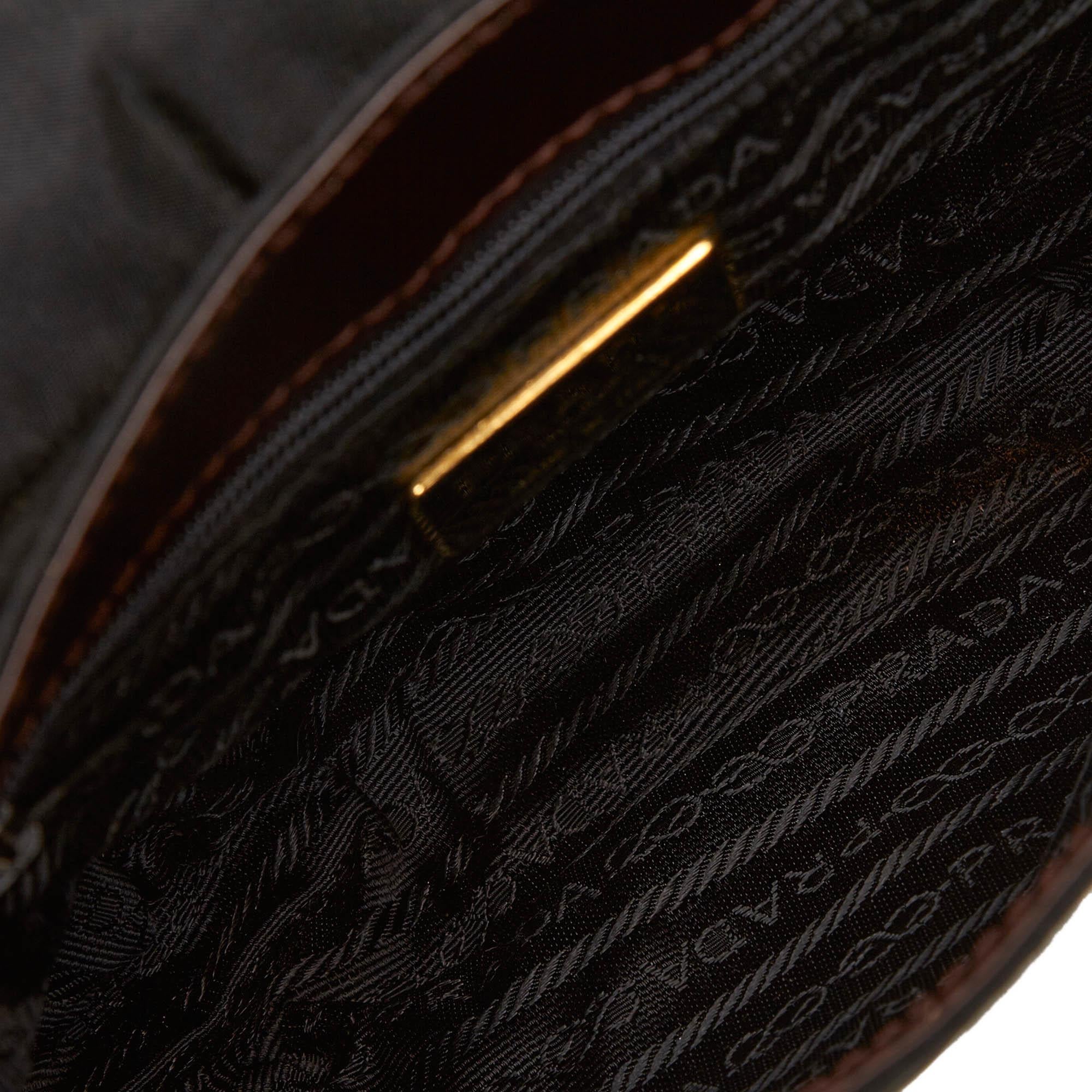 Prada Black Nylon Fabric Crossbody Bag Italy For Sale 1