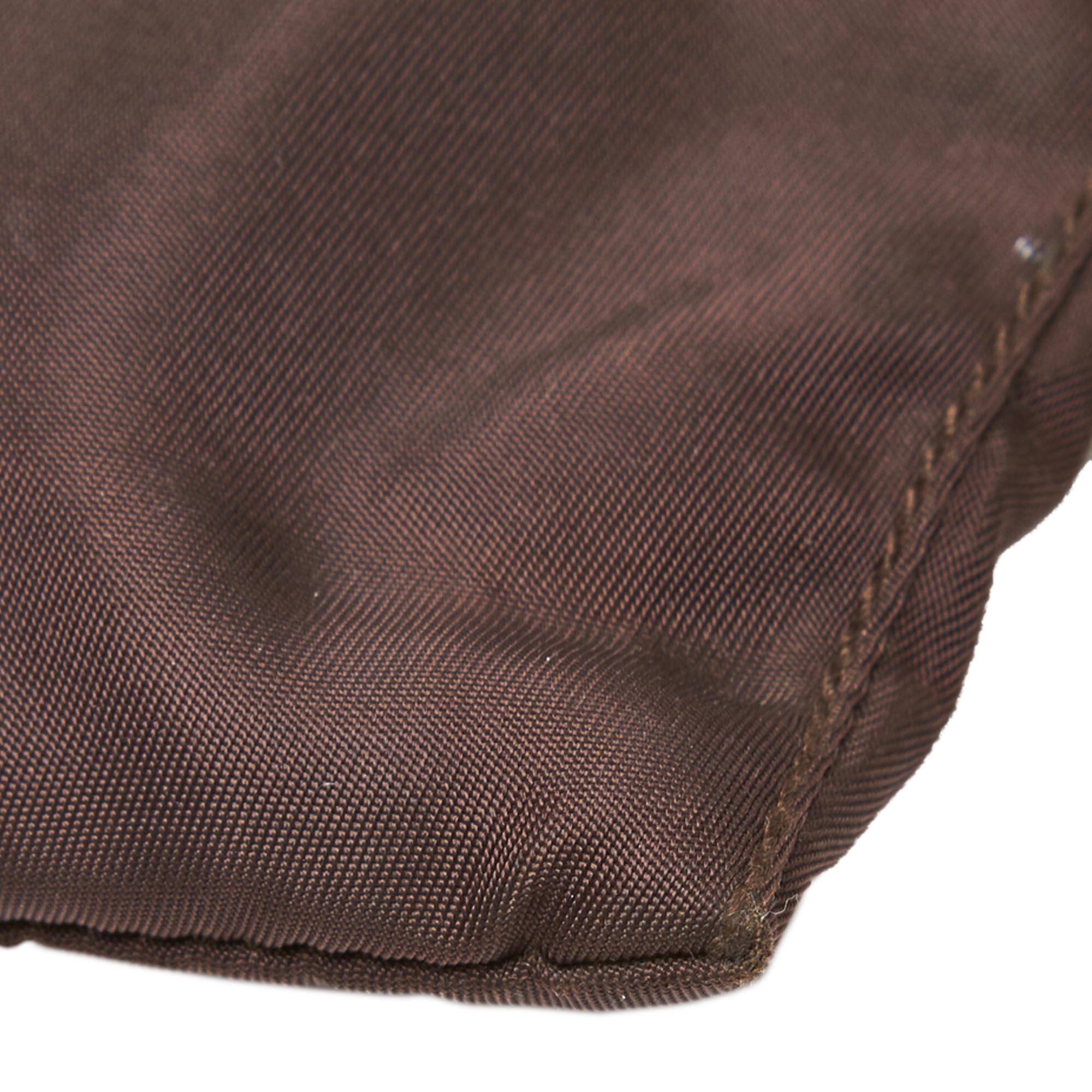 Prada Black Nylon Fabric Crossbody Bag Italy 3