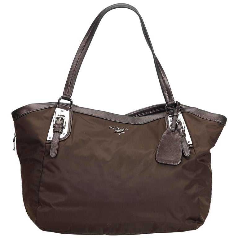 Prada Black Nylon Fabric Shoulder Bag Italy w/ Dust BagAuthenticity