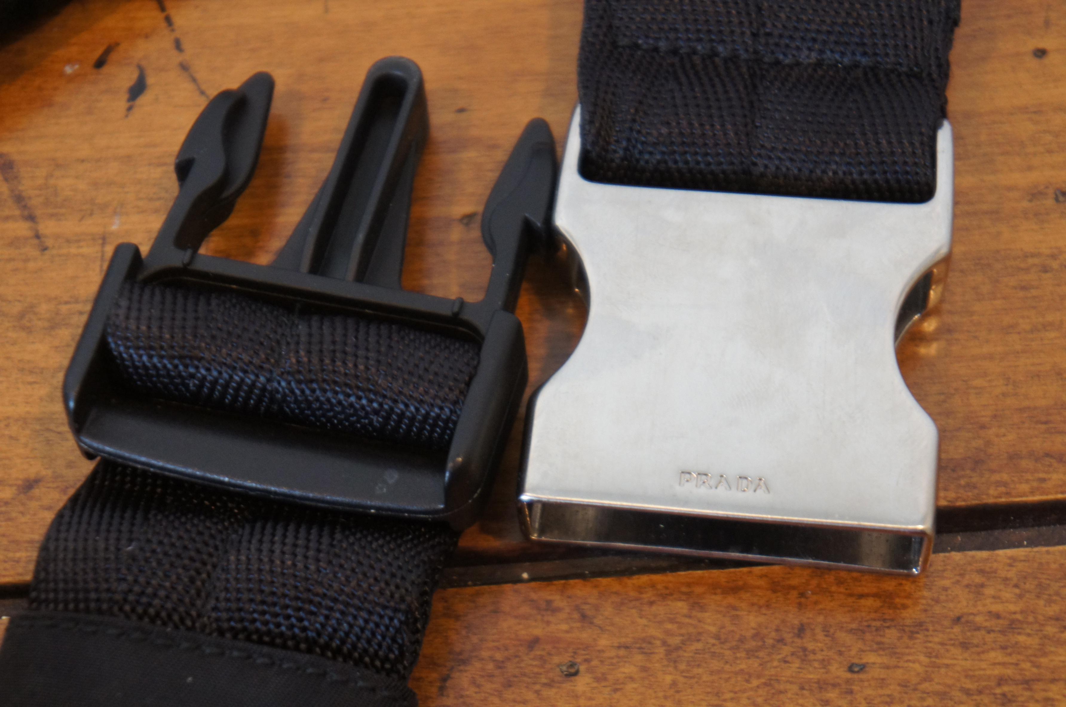 Prada Black Nylon Fanny Pack Waist Belt Bag Pouch Bum Crossbody MSRP $1290 In Good Condition In Dayton, OH