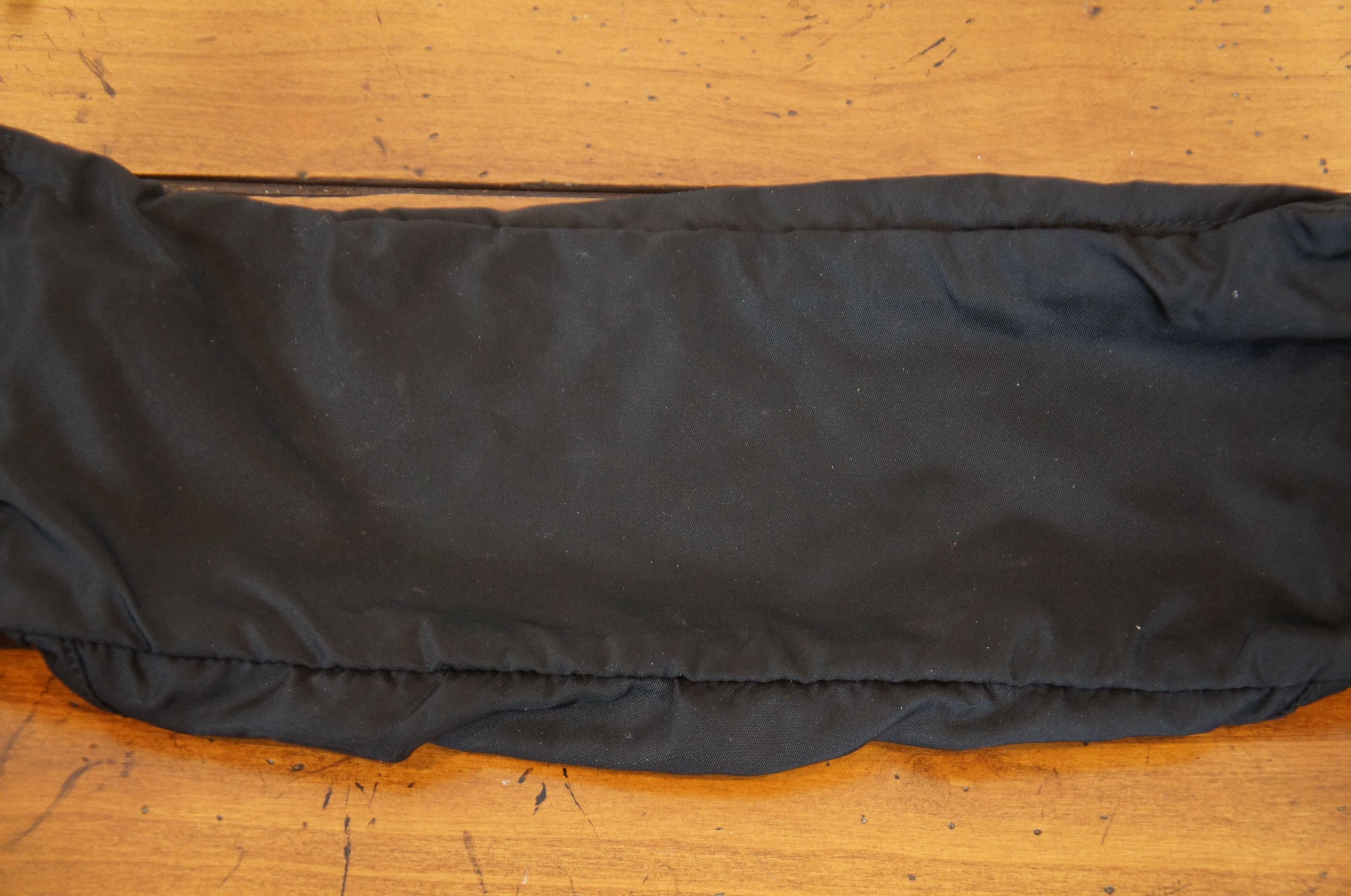Prada Black Nylon Fanny Pack Waist Belt Bag Pouch Bum Crossbody MSRP $1290 2