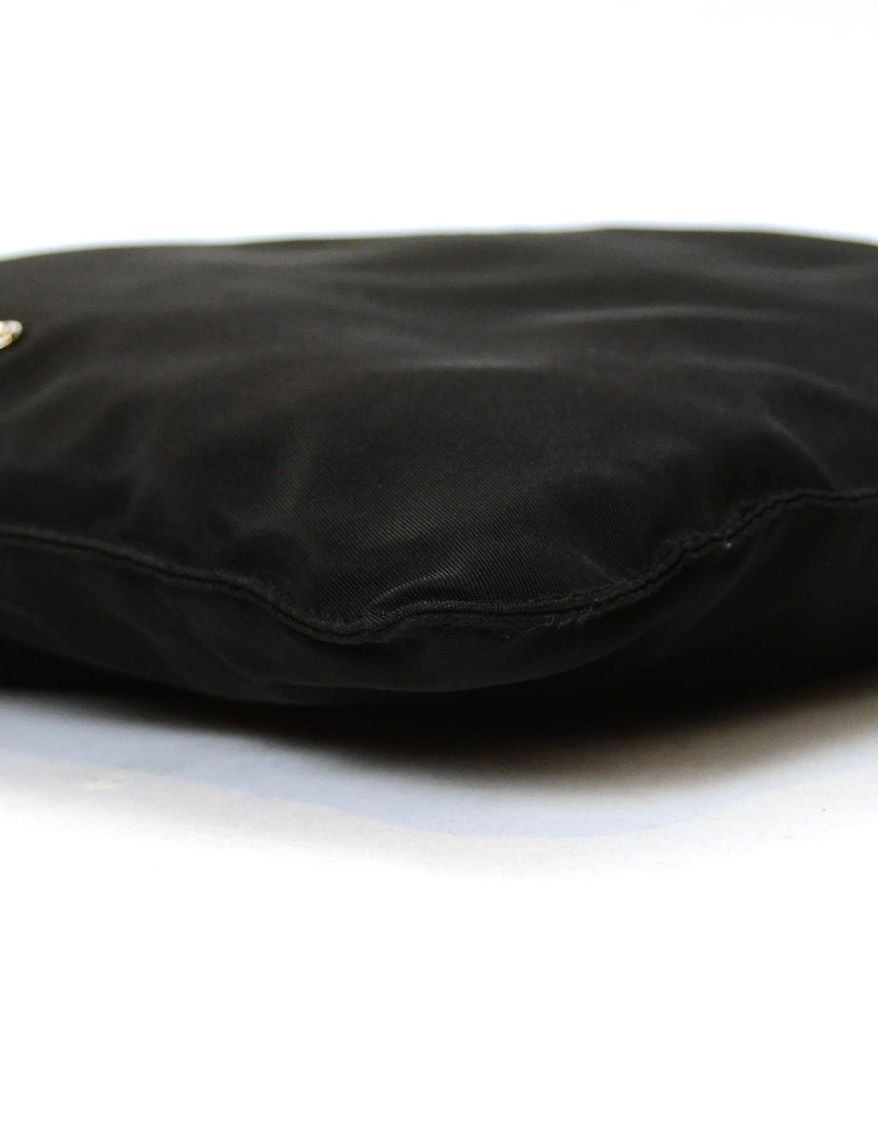 Women's or Men's Prada Black Nylon Flat Messenger Bag