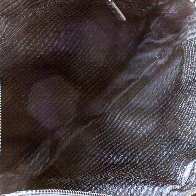 Prada Laptop-Tasche aus schwarzem Nylon 4
