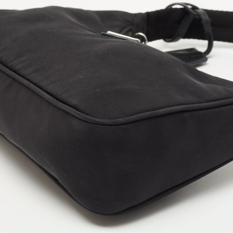 Prada Black Nylon Mini ReEdition 2000 Shoulder Bag For Sale at 1stDibs