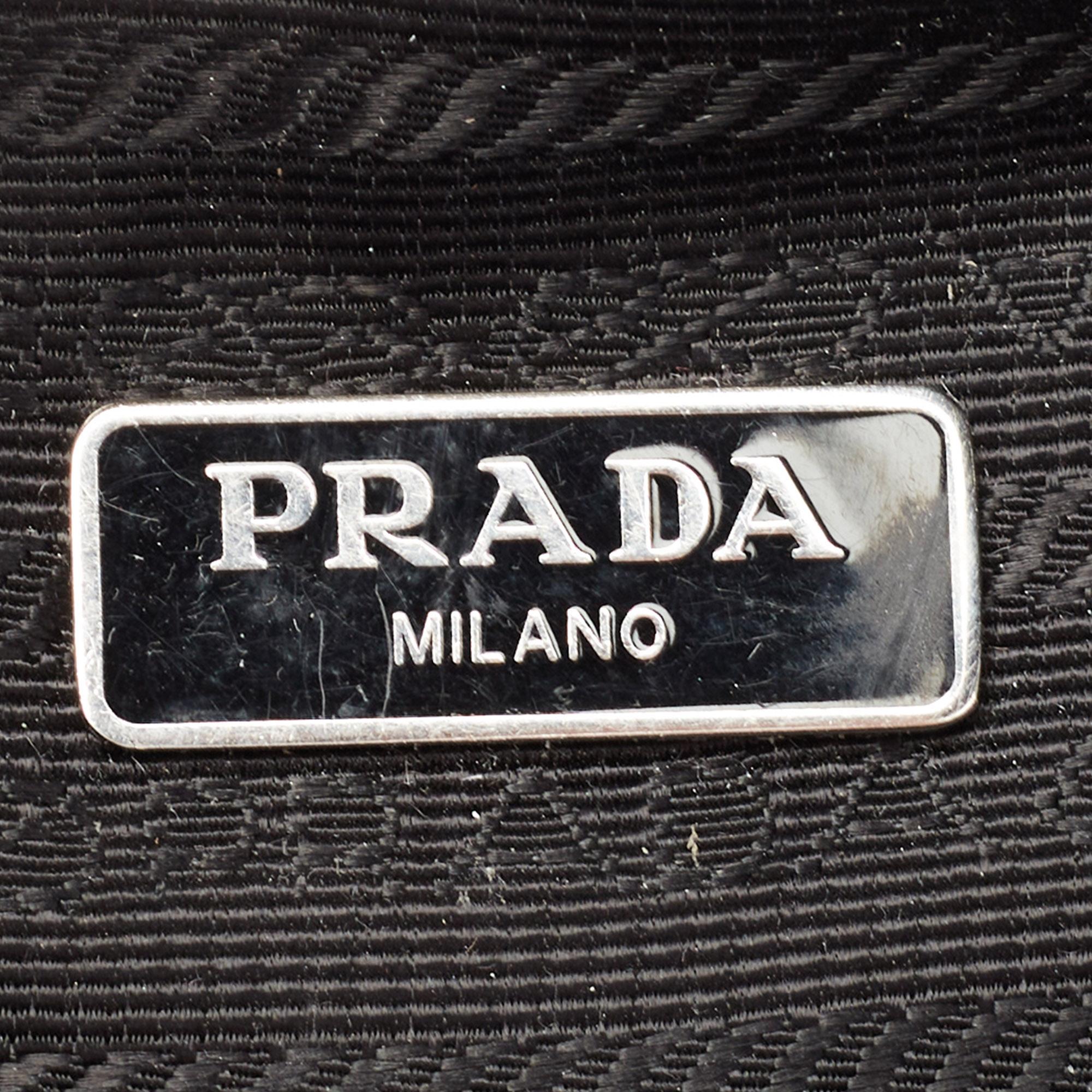 Prada Black Nylon Mini Re-Edition 2000 Shoulder Bag 9