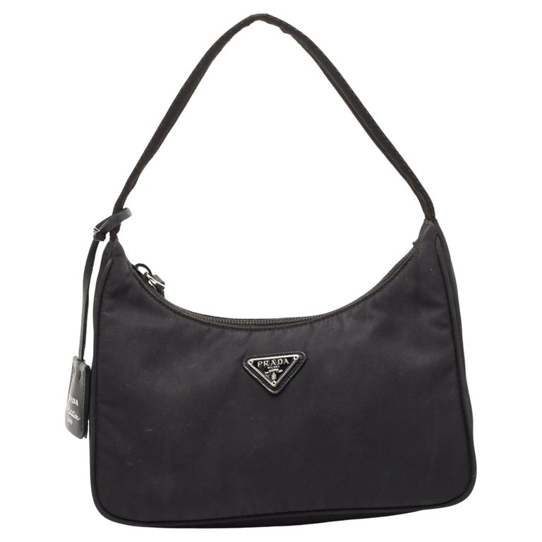 Prada Black Nylon Mini ReEdition 2000 Shoulder Bag For Sale at 1stDibs