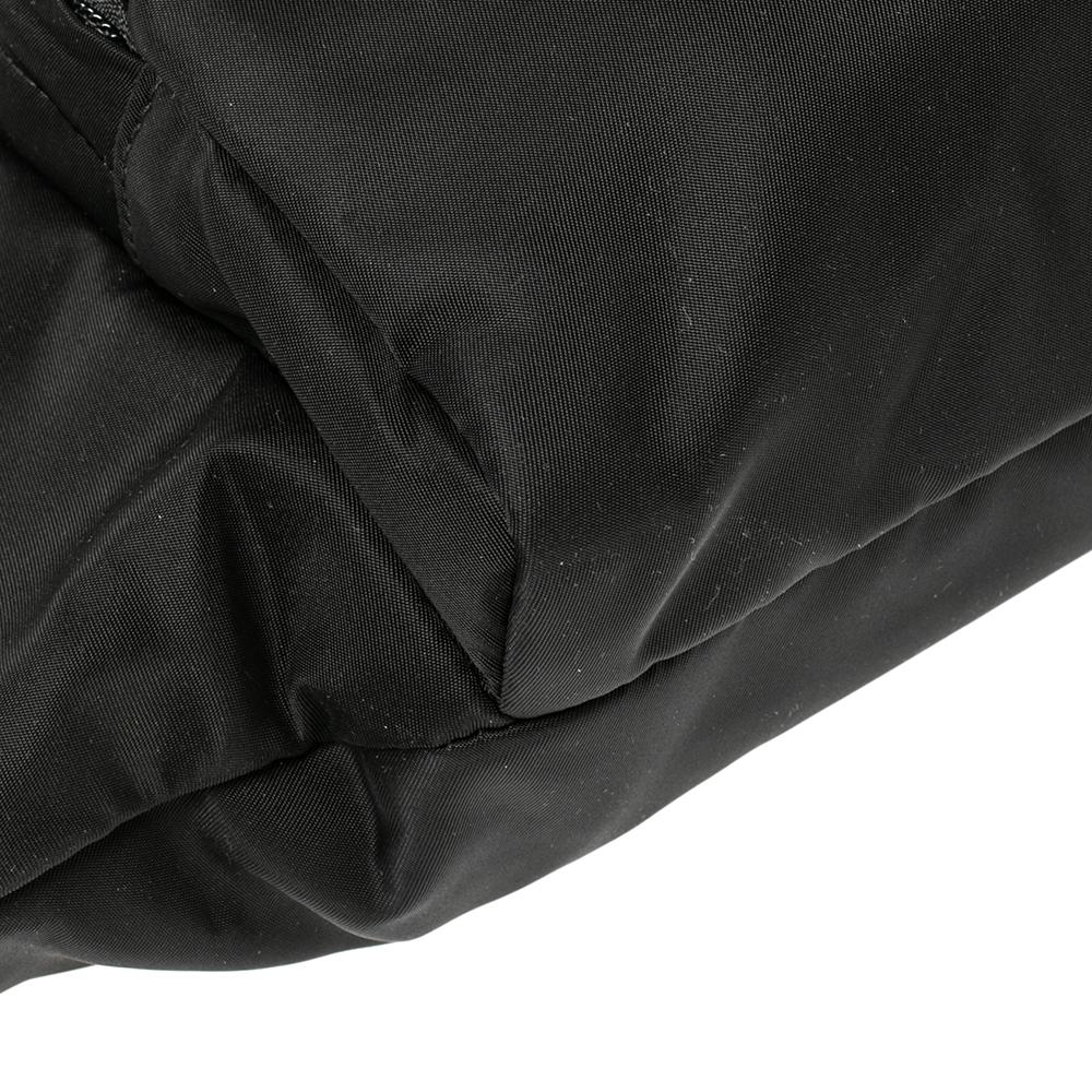 Prada Black Nylon Montagna Belt Bag