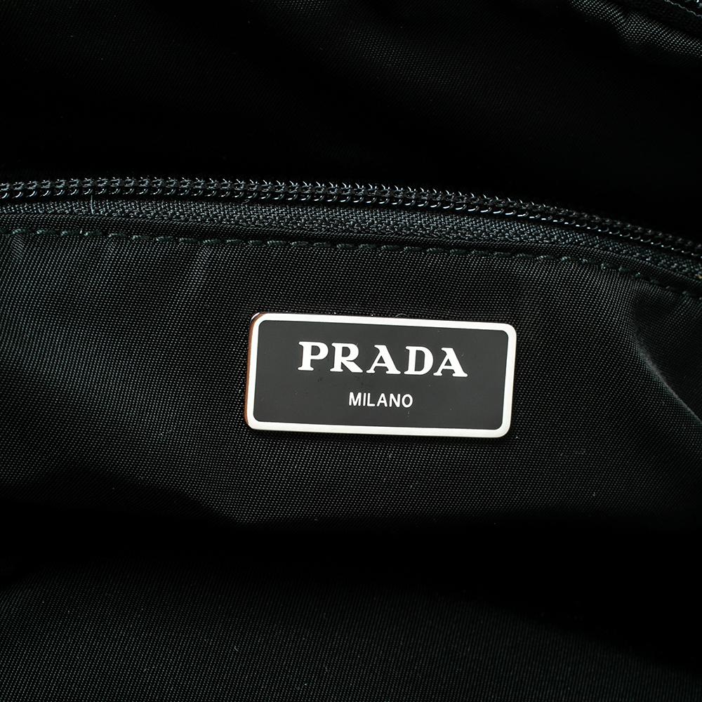 Women's Prada Black Nylon Montagna Belt Bag