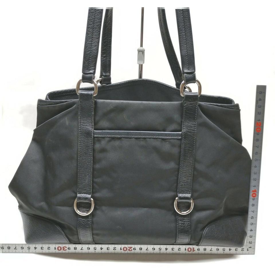 Prada Black Nylon Pocket Tote Bag 863151 3
