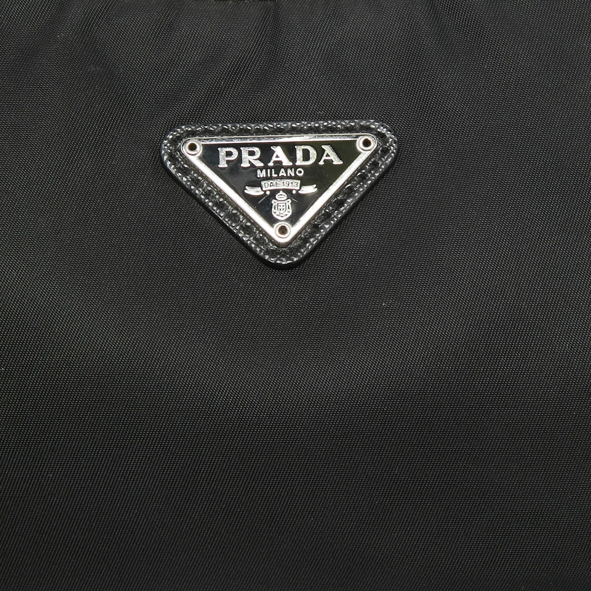 Prada Black Nylon Re-Edition 2000 Bag 1