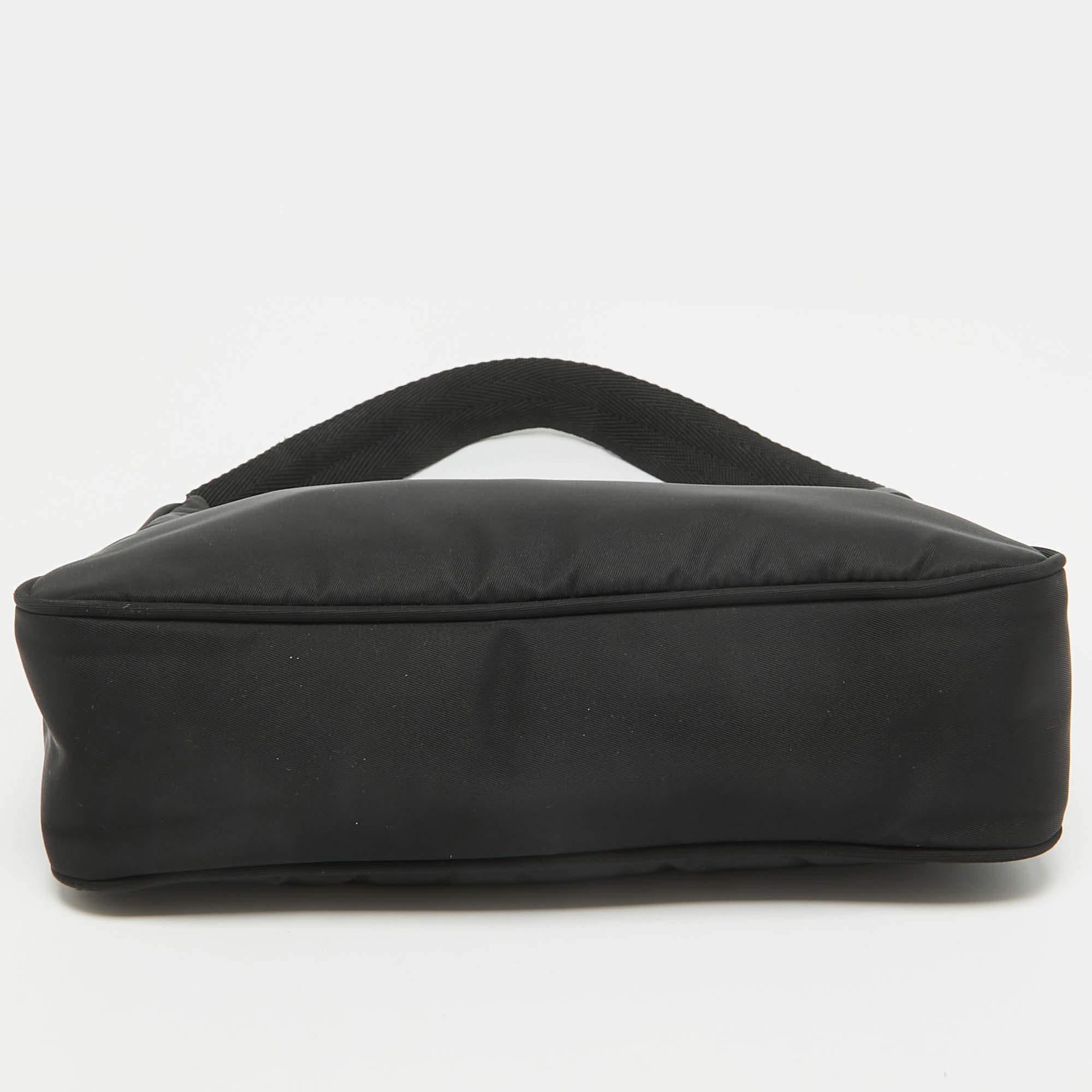 Prada Black Nylon Re-Edition 2000 Bag 2