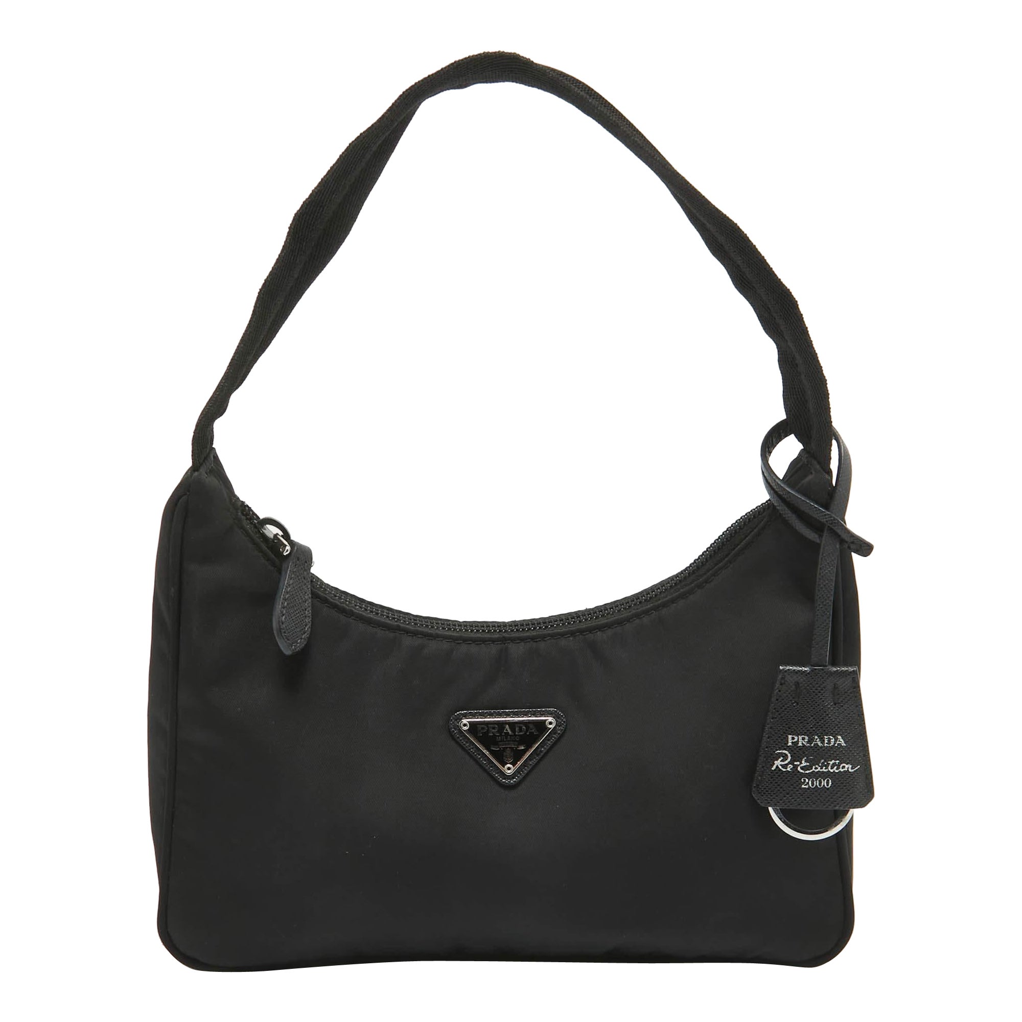 Prada Black Nylon Re-Edition 2000 Bag