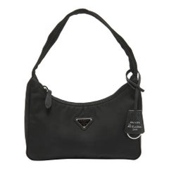 Prada Black Nylon Re-Edition 2000 Bag