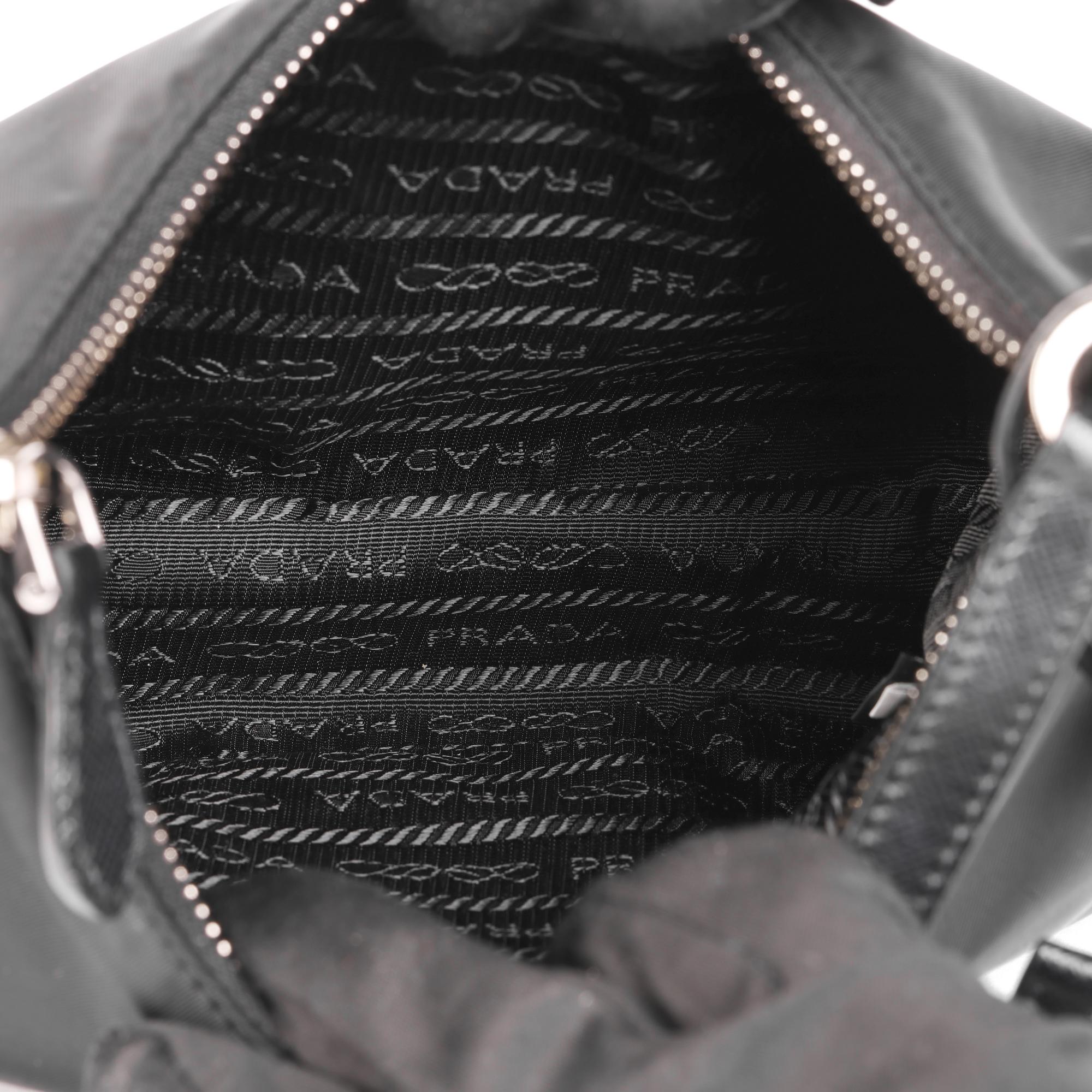 PRADA Black Nylon Re-Edition 2005 Mini Bag 5