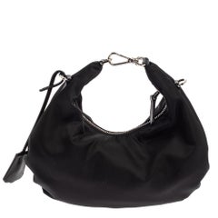 Prada Black Nylon Re-Edition 2006 Hobo