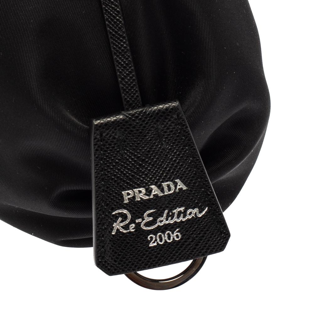 Women's Prada Black Nylon Re-Edition 2006 Hobo
