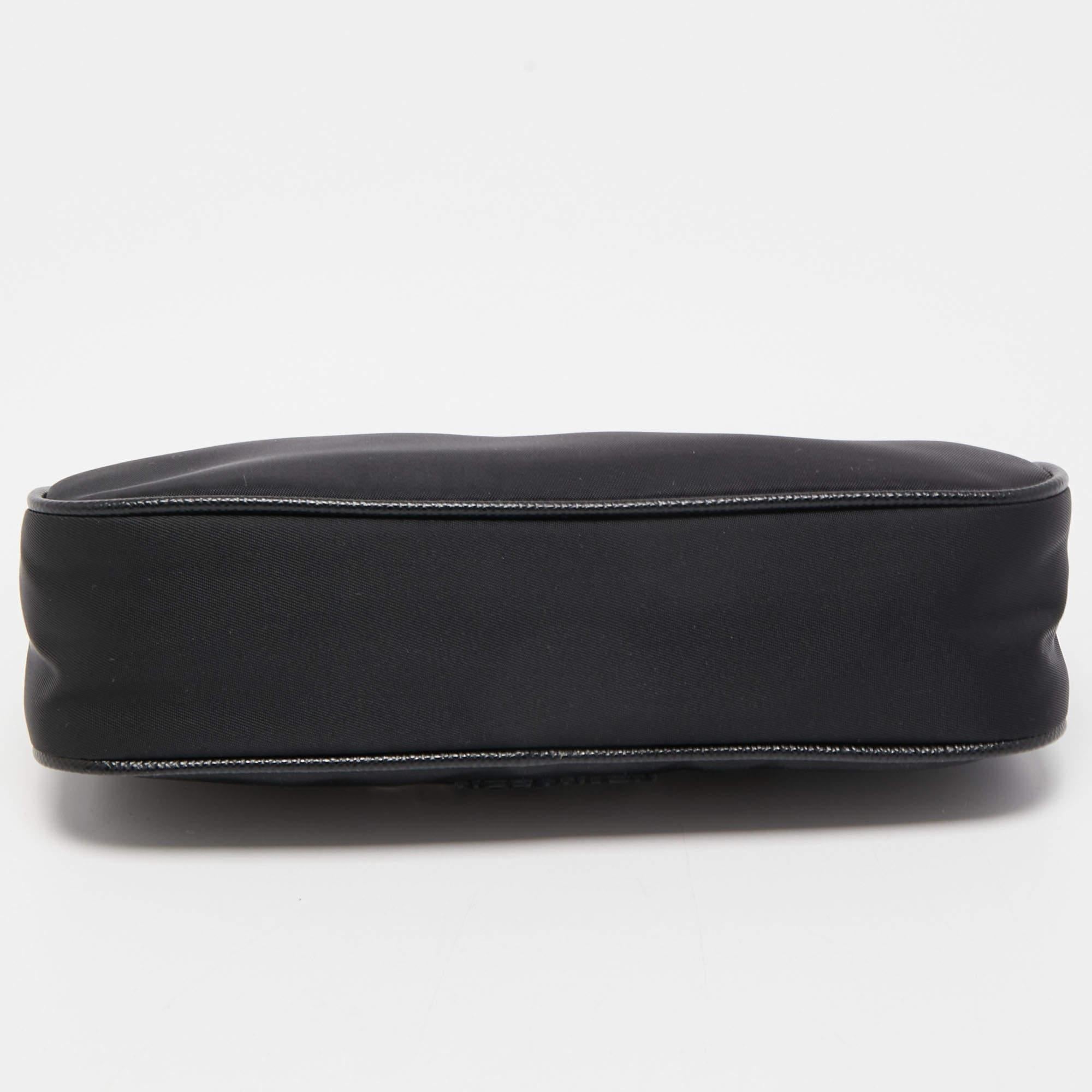 Prada Black Nylon Re-Nylon Crossbody Bag 1