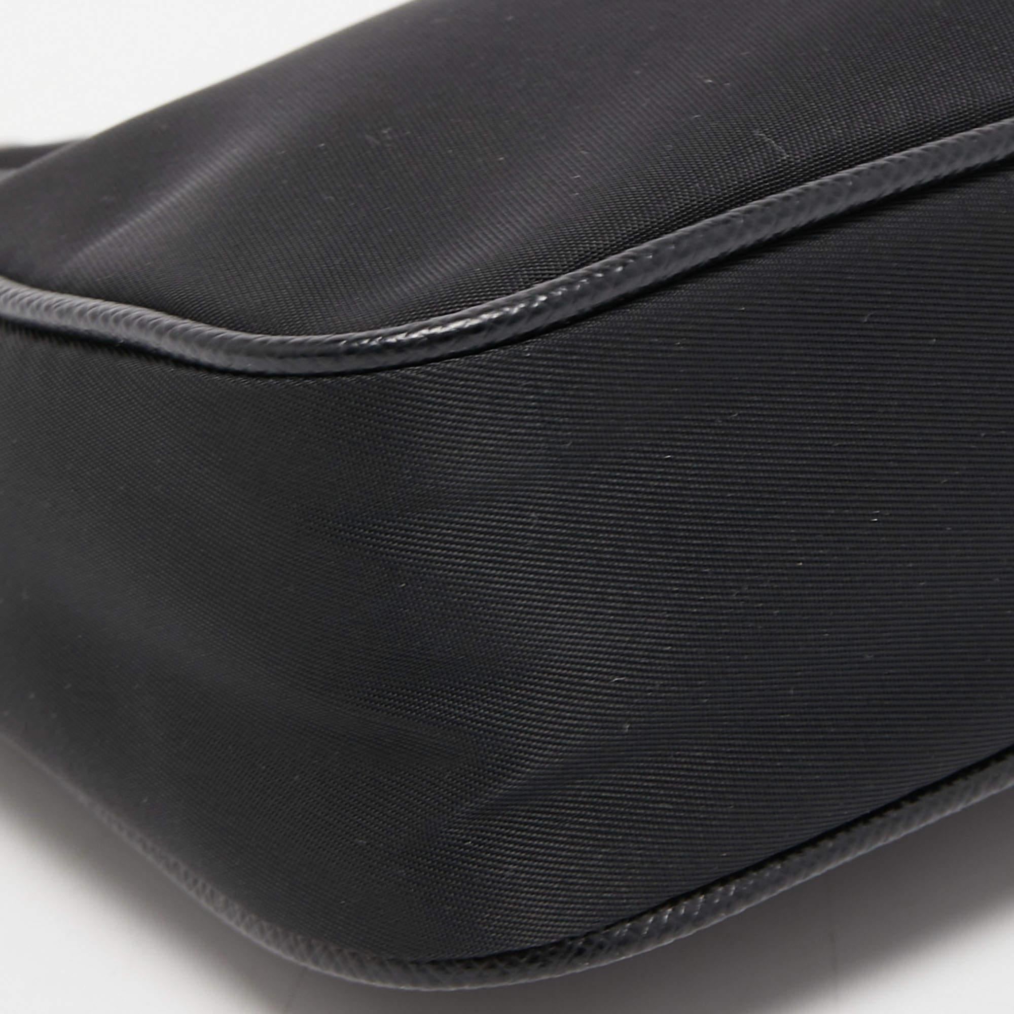 Prada Black Nylon Re-Nylon Crossbody Bag 2