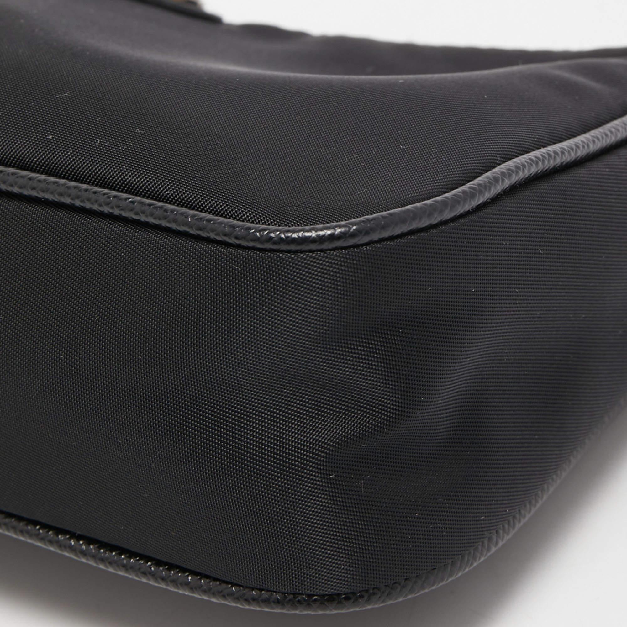Prada Black Nylon Re-Nylon Crossbody Bag 4